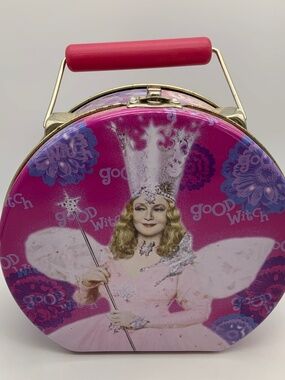 VTG Wizard of Oz Glinda Good Witch Wicked Bad Witch Tin Collectible Lunch Box